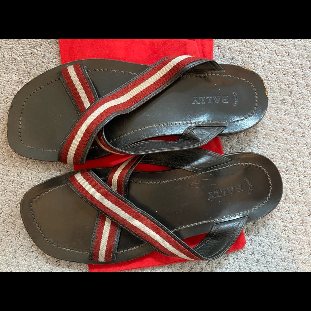 Bally mens leather sandals. Us9.5